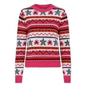 Sz M Lambswool Erin Fair Isle Multi Crew by Thought